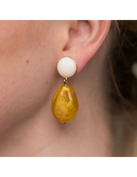 Boucles d'oreilles Suzanne - Clarance Bijoux - Comptoir Doré