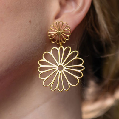 Boucles d'oreilles Nathalie - Clarance Bijoux - Comptoir Doré