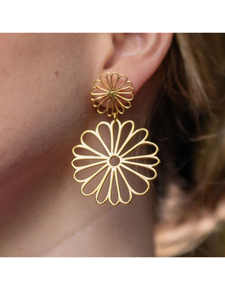Boucles d'oreilles Nathalie - Clarance Bijoux - Comptoir Doré