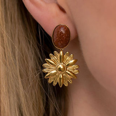 Boucles d'oreilles Anne - Clarance Bijoux - Comptoir Doré
