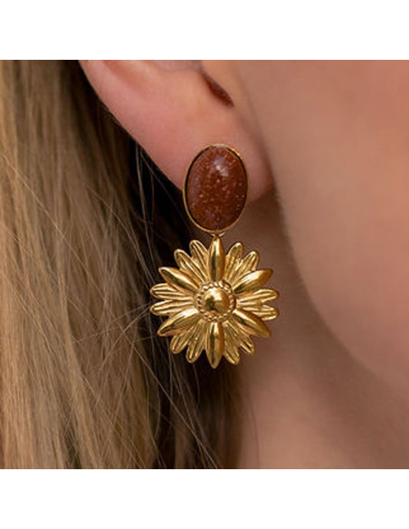 Boucles d'oreilles Anne - Clarance Bijoux - Comptoir Doré