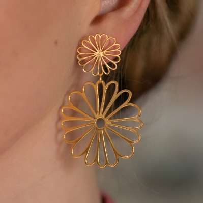 Boucles d'oreilles Nathalie - Clarance Bijoux - Comptoir Doré