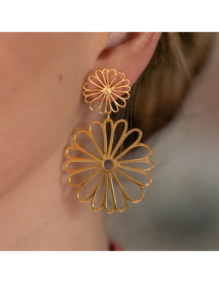 Boucles d'oreilles Nathalie - Clarance Bijoux - Comptoir Doré
