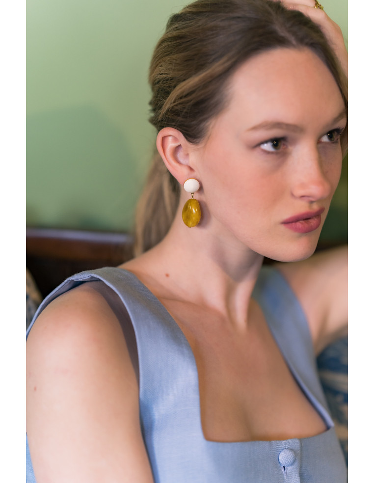 Boucles d'oreilles Suzanne - Clarance Bijoux - Comptoir Doré
