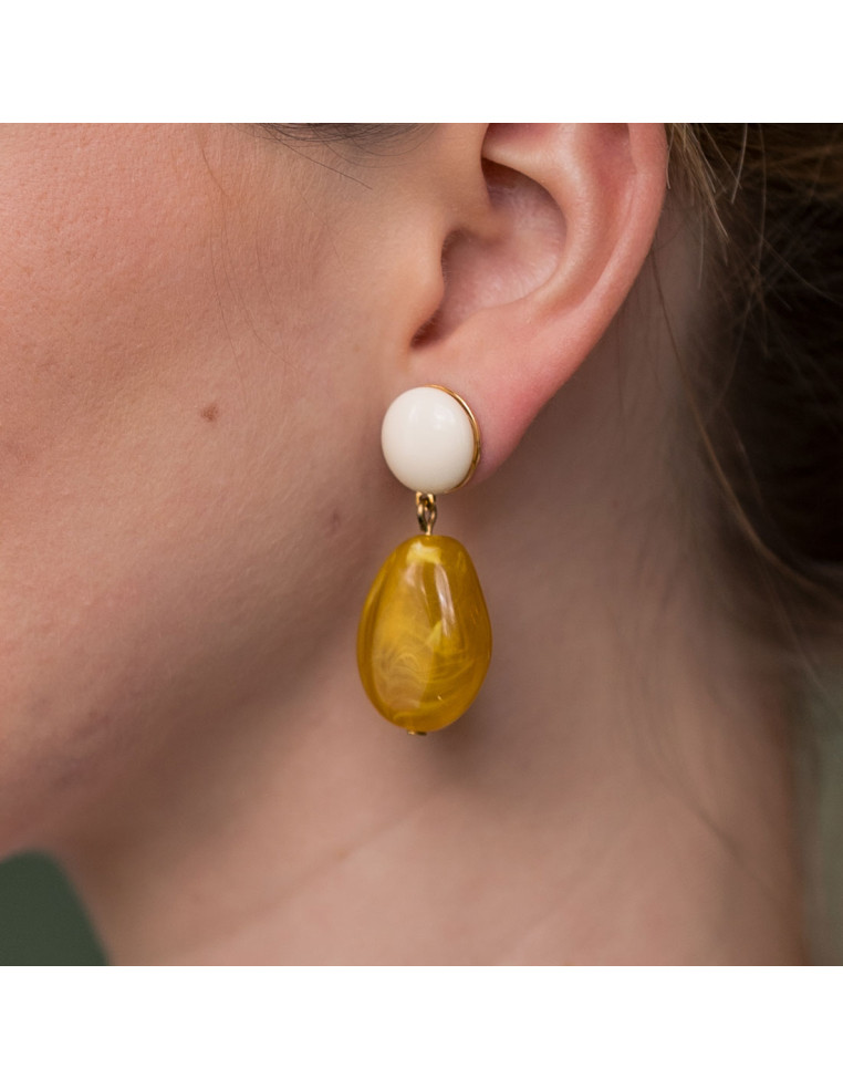 Boucles d'oreilles Suzanne - Clarance Bijoux - Comptoir Doré
