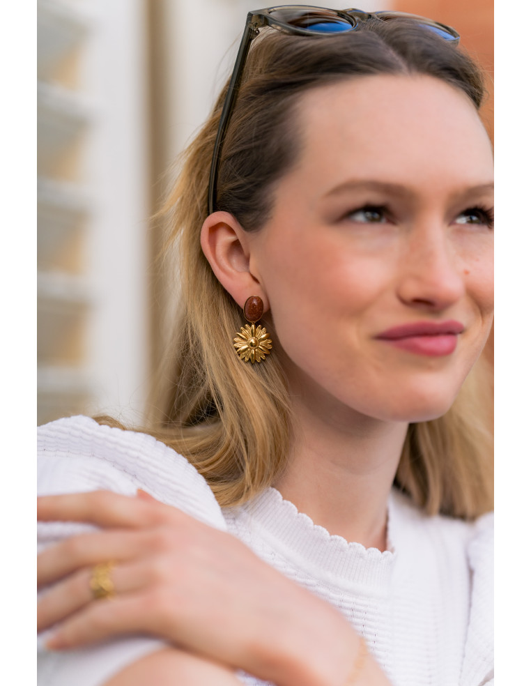 Boucles d'oreilles Anne - Clarance Bijoux - Comptoir Doré
