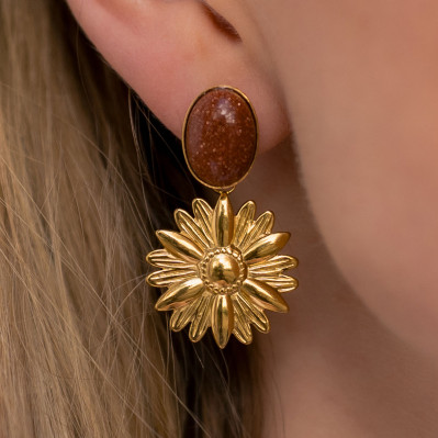 Boucles d'oreilles Anne - Clarance Bijoux - Comptoir Doré