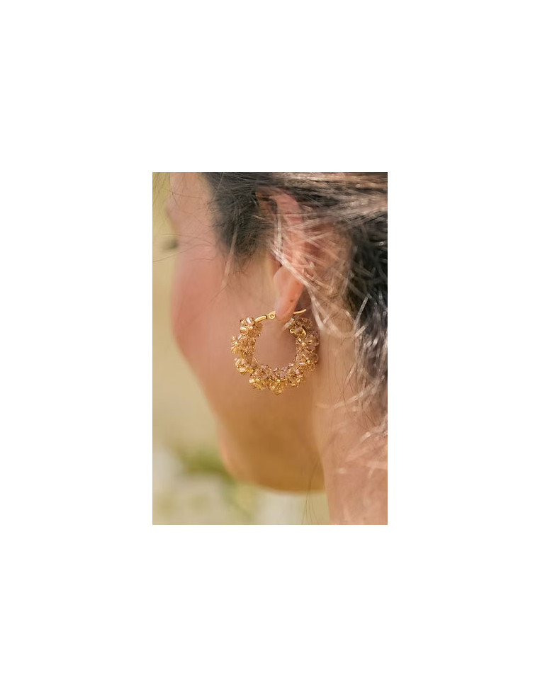 Créoles Esmée - Clarance Bijoux - Comptoir Doré