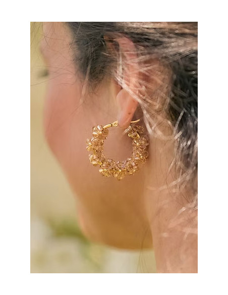 Créoles Esmée - Clarance Bijoux - Comptoir Doré