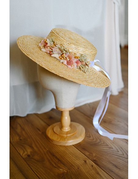 Canotier Danaé Rose - Bellemond - Comptoir Doré