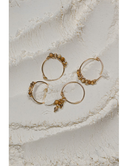 Bague Tony Jaspe du Désert - Beurlie - Comptoir Doré