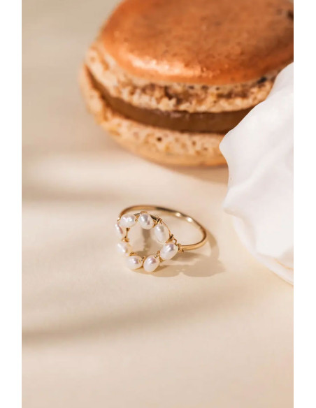 Bague Emy Perles - Beurlie - Comptoir Doré