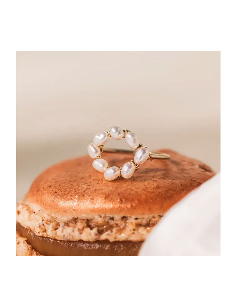 Bague Emy Perles - Beurlie - Comptoir Doré