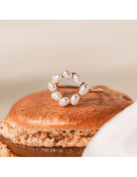 Bague Emy Perles - Beurlie - Comptoir Doré