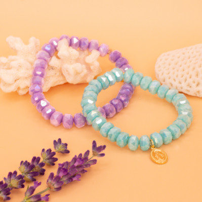 Duo de Bracelet Coco Lagon et Lavande - Comptoir Doré