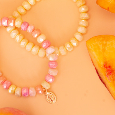 Duo de Bracelet Coco Pêche et Citron - Comptoir Doré