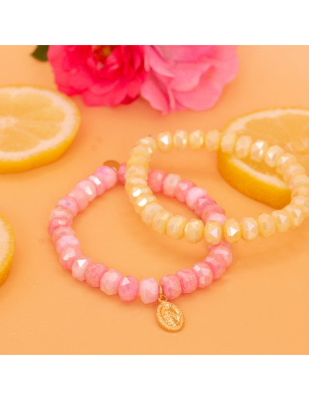 Duo de Bracelet Coco Rose et Citron - Comptoir Doré