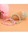 Duo de Bracelet Coco Lagon et Rose - Comptoir Doré