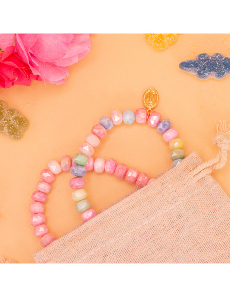 Bracelets Coco Multico et Rose Comptoir Doré