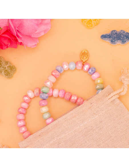 Bracelets Coco Multico et Rose Comptoir Doré