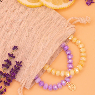 Duo de Bracelet Coco Citron et Lavande - Comptoir Doré