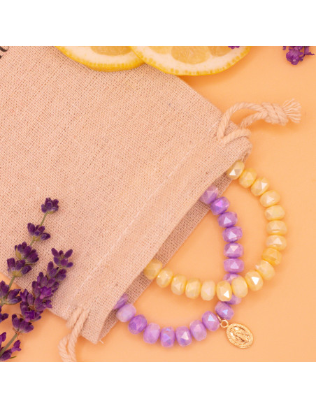 Duo de Bracelet Coco Citron et Lavande - Comptoir Doré