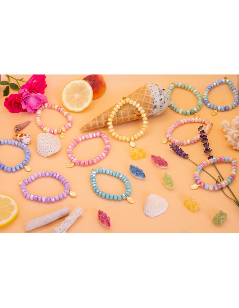 Bracelets Colorés COCO Comptoir Doré