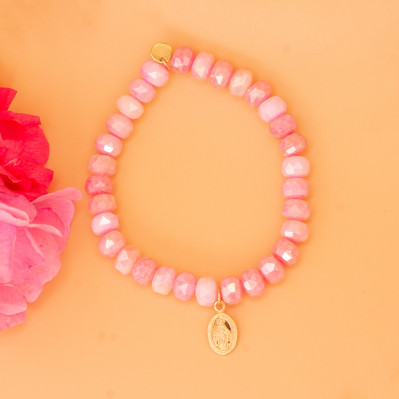 Bracelet Coco Rose - perles collier de bonbons - Comptoir Doré