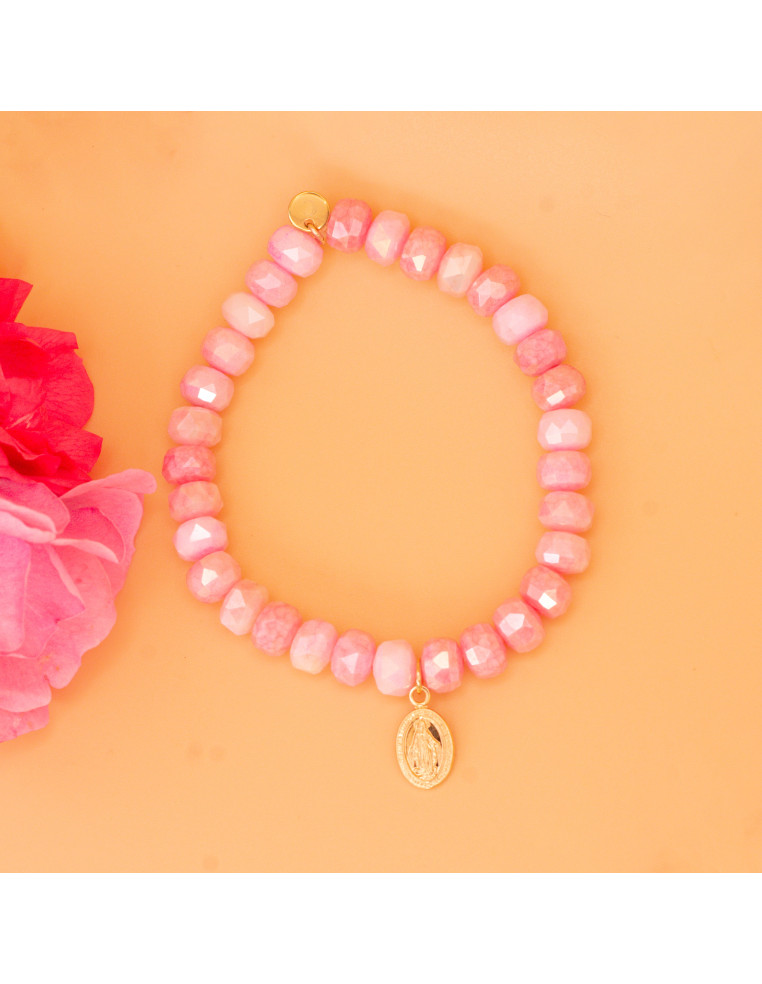 Bracelet Coco Rose - perles collier de bonbons - Comptoir Doré