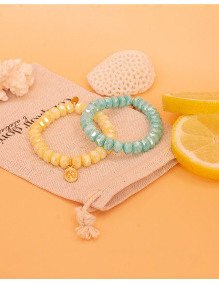 Duo de Bracelet Coco Lagon et Citron - Comptoir Doré