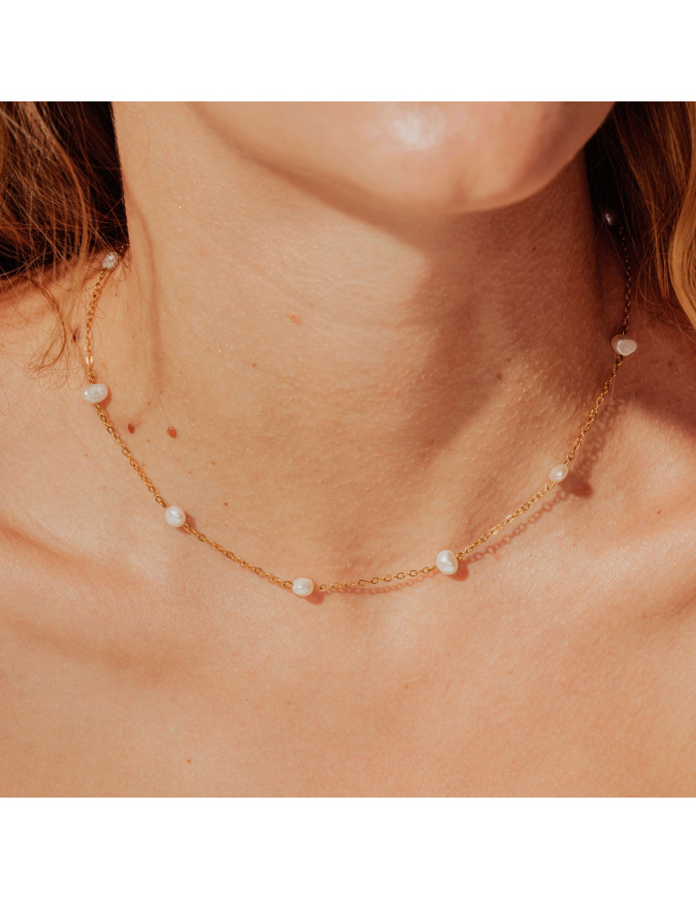 Collier perle Naé - BFlower - Comptoir Doré