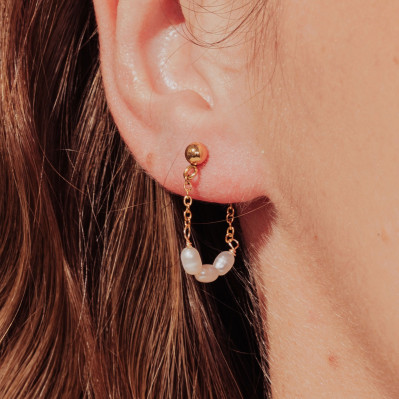 Clou d'oreille Léana - BFlower - Comptoir Doré
