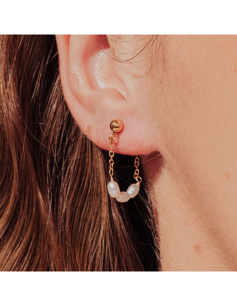 Clou d'oreille Léana - BFlower - Comptoir Doré
