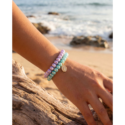 Duo de Bracelet Coco Lagon et Lavande - Comptoir Doré 2