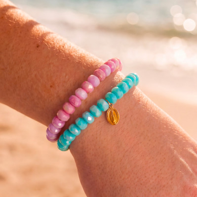 Duo de Bracelet Coco Lagon et Rose - Comptoir Doré 2