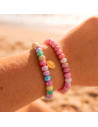 Bracelets Coco Multico et Rose Comptoir Doré