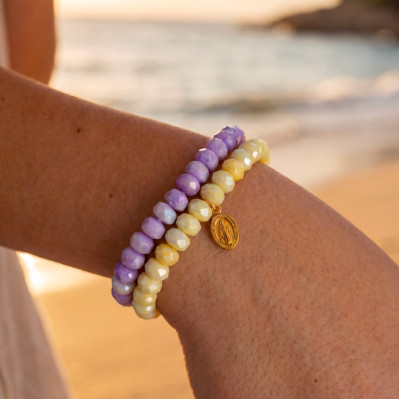 Duo de Bracelet Coco Citron et Lavande - Comptoir Doré