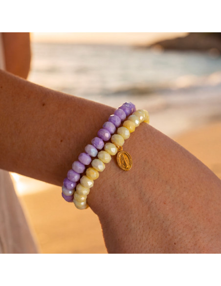 Duo de Bracelet Coco Citron et Lavande - Comptoir Doré