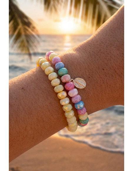Duo de Bracelet Coco Multico et Citron - Comptoir Doré