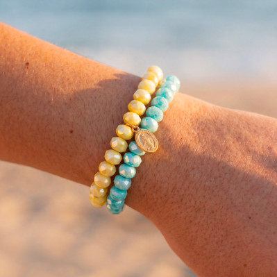 Duo de Bracelet Coco Lagon et Citron - Comptoir Doré