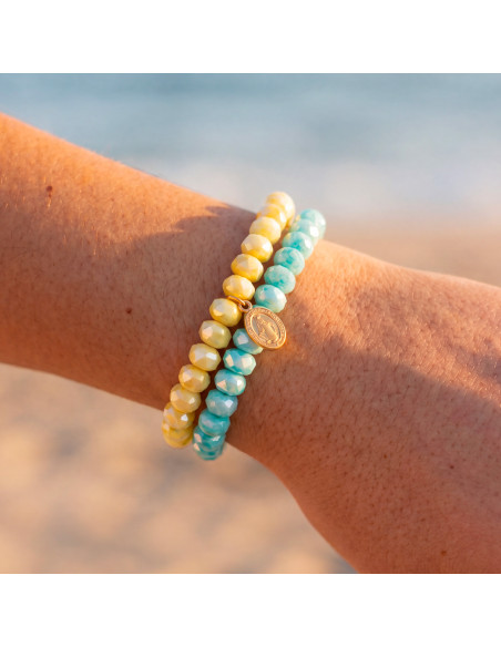 Duo de Bracelet Coco Lagon et Citron - Comptoir Doré