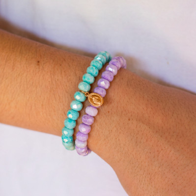 Duo de Bracelet Coco Lagon et Lavande - Comptoir Doré 2