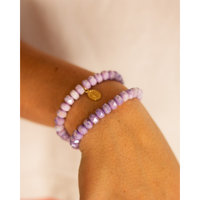 Bracelet Coco Lavande - Médaille Miraculeuse - plaqué or (enfant/adulte) - Comptoir Doré 2