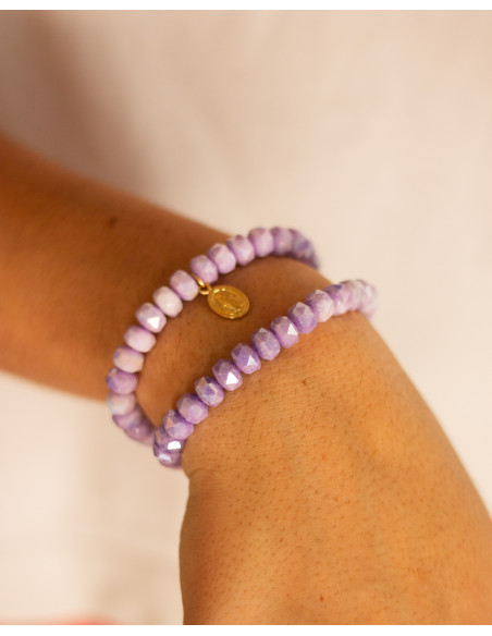 Bracelet Coco Lavande - Comptoir Doré