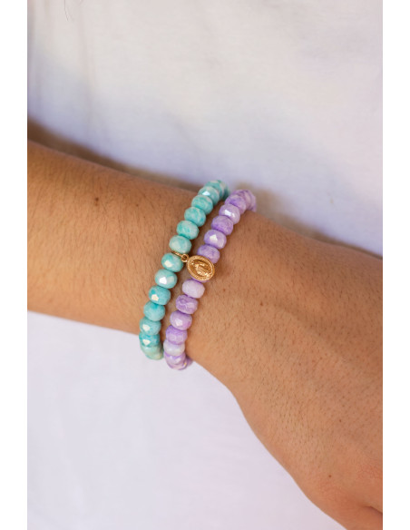 Bracelet Coco Lavande - Comptoir Doré