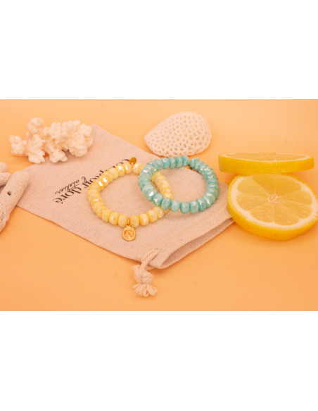 Duo de Bracelet Coco Lagon et Citron - Comptoir Doré