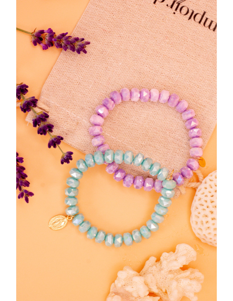 Duo de Bracelet Coco Lagon et Lavande - Comptoir Doré