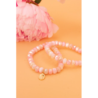 Bracelet Coco Pivoine Médaille Miraculeuse - Comptoir Doré 2