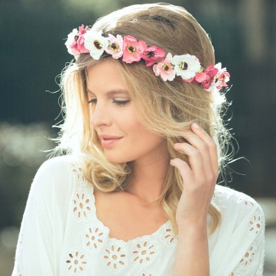 Couronne De Fleurs Aganippe Rose