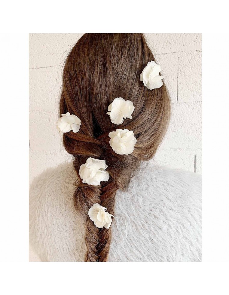 Epingles à cheveux mariée Hortensia - BFlower - Comptoir Doré